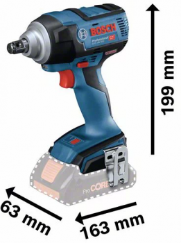 Bosch GDS18V-300 Professional Drehschlagschrauber, solo, mit L-Boxx (06019D8201)