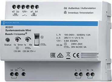 ARDEBO.de Busch-Jaeger 83301 Busch-Welcome® (2-Draht-System): Systemzentrale Mini (2CKA008300A0462)