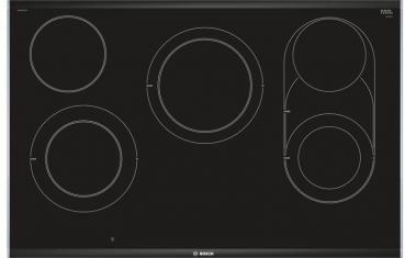 Bosch PKM875DP1D Serie 8 Autarkes Glaskeramikkochfeld, 80 cm breit, Alurahmen, DirectSelect Premium, CombiZone, PowerBoost