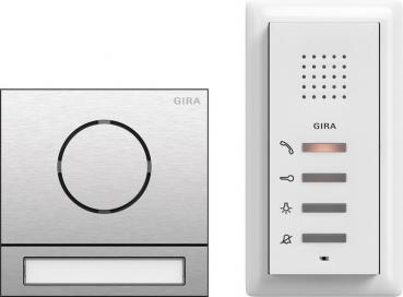 ARDEBO.de Gira 2406000 Einfamilienhaus-Paket Audio, System 106, Edelstahl