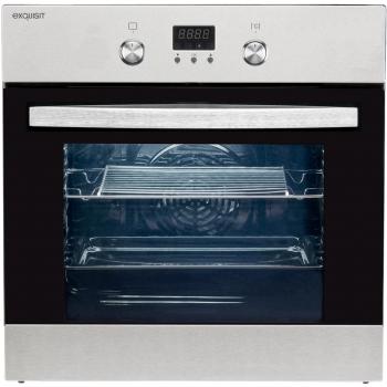 ARDEBO.de Exquisit EBE65-1H EEK: A Elektro-Einbaubackofen, 60 cm breit, 51 Liter, Heißluft, Grill, inox