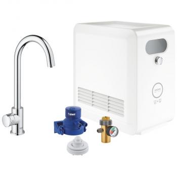 ARDEBO.de GROHE Blue Professional Mono StarterKit, C-Auslauf, Bluetooth/WIFI, chrom (31302002)