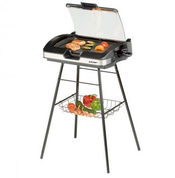 ARDEBO.de Cloer 6720 Outdoor-Barbecue-Grill, 2200 W, Glasdeckel, schwarz