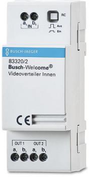 ARDEBO.de Busch-Jaeger 83320/2 Busch-Welcome® (2-Draht-System): Videoverteiler Innen REG (2CKA008300A0041)