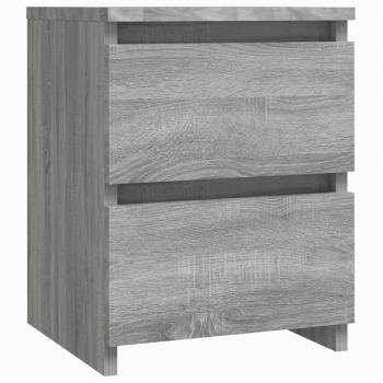 Nachttisch Grau Sonoma 30×30×40 cm Holzwerkstoff