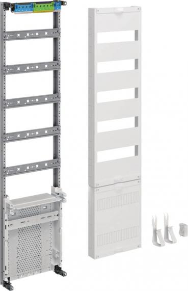 Hager ZU37VT5APZ2 Verteilerfeld, univers Z, Höhe 1050mm, 5-reihig, 1-feldig, mit APZ unten