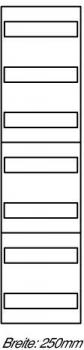 ARDEBO.de Eaton ZSD-V17 Verteilerfeld, 7-reihig, H=1050mm (226614)