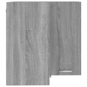 Eck-Hängeschrank Grau Sonoma 57x57x60 cm Holzwerkstoff