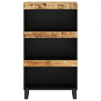 Beistellschrank 60x33x107 cm Massivholz Mango