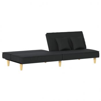 Schlafsofa Schwarz Stoff