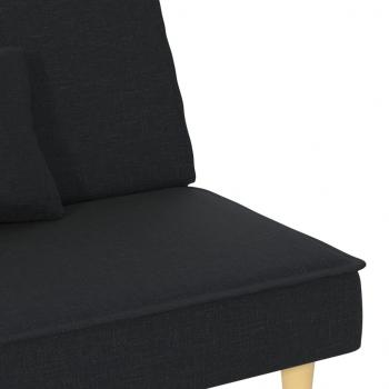 Schlafsofa Schwarz Stoff