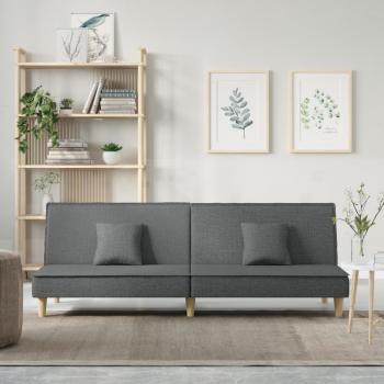 ARDEBO.de - Schlafsofa Dunkelgrau Stoff