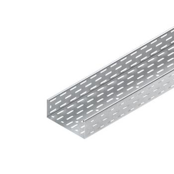 Niedax RL 85.100 Kabelrinne, 85x100x3000 mm, t=0,9 mm, gelocht, Stahl, bandverzinkt DIN (Menge: 3 m je Bestelleinheit)