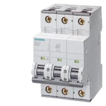 Siemens 5SY4310-6 Leitungsschutzschalter 400V 10kA, 3-polig, B, 10A, T=70mm