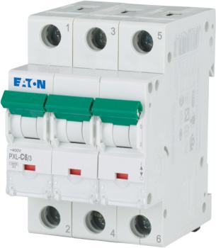 Eaton Electric PXL-C6/3 Leitungsschutzschalter, 6 A, 3p, Charakteristik: C