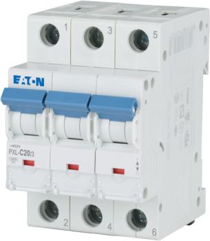 Eaton Electric PXL-C20/3 Leitungsschutzschalter, 20 A, 3p, Charakteristik: C