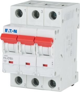 Eaton Electric PXL-C10/3 Leitungsschutzschalter, 10 A, 3p, Charakteristik: C