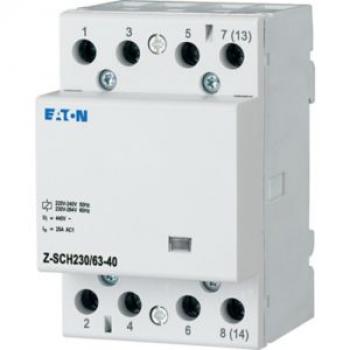 Eaton Electric Z-SCH230/63-40 Installationsschütz, 230VAC, 4S, 63A