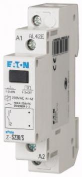 Eaton Electric Z-S230/S Stromstossschalter, 230VAC, 1S, 16A, 50Hz, 1TE