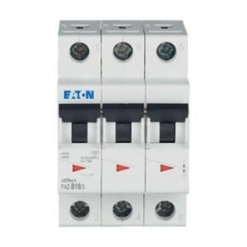 Eaton Electric FAZ-B16/3 Leitungsschutzschalter, 16 A, 3p, Charakteristik: B