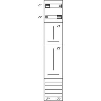 ARDEBO.de - ZSD-Z19A0574 Zählerfeld, 1-feldrig, vorbereitet, Version Z19A0574