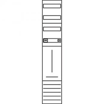 Eaton Electric ZSD-N19A1187 Zählerfeld, 1-feldrig, vorbereitet, Version N19A1187