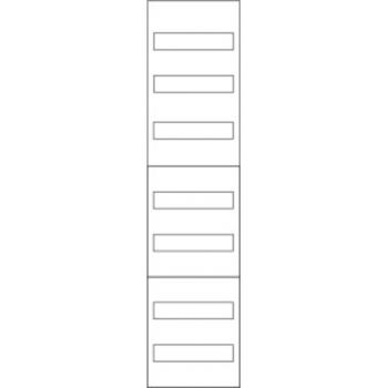 Eaton Electric ZSD-V17 Verteilerfeld, 7-reihig, H=1050mm