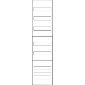 Eaton Electric ZSD-V17/SA5 Einspeise-Verteilerfeld, SS, 5p, H=1050mm