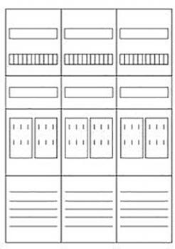 ARDEBO.de - ZSD-Z37B0022 Zählerfeld, 3-feldrig, vorbereitet, Version Z37B0022