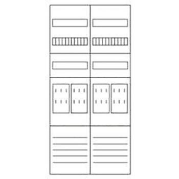 Eaton Electric ZSD-Z27B0019 Zählerfeld, 2-feldrig, vorbereitet, Version Z27B0019