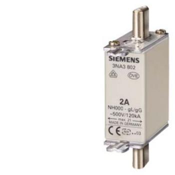 Siemens 3NA3836-8 NH-Sicherungseinsatz, NH000, In: 160 A, gG, Un AC: 400 V, Un DC: 250 V