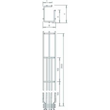 Obo Bettermann G-GRM 50 50 FT G-Gitterrinne Magic 50x50x3000, St, FT (Menge: 3 m je Bestelleinheit)