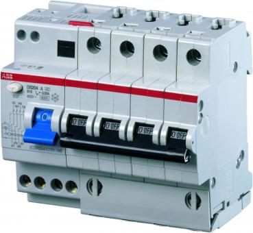 Abb DS204 A-B16/0.03 DS204A-B16/0,03 FI/LS-Kombination 6kA,4P,Typ A,B 16A,30mA