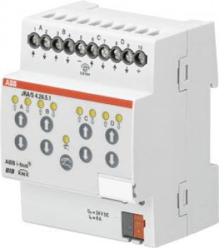 Abb JRA/S 4.24.5.1 JRA/S4.24.5.1 Jalousie-/Rollladenaktor, Fahrzeiterm, 4f, 24 V DC,