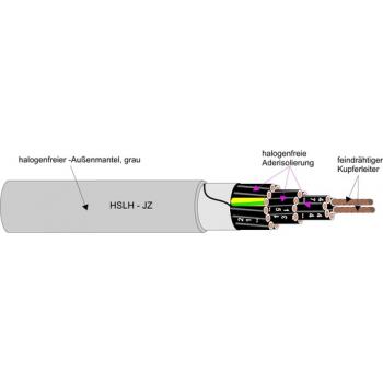 Kabel & Leitungen HSLH-JZ 3X0,75 HALOGENFREIE Steuerleitung         T500 (Menge: 500 m je Bestelleinheit)