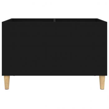 Plattenschrank Schwarz 74,5x38x48 cm Holzwerkstoff