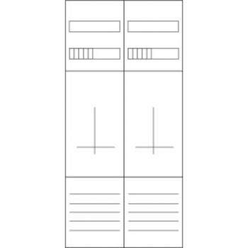 Eaton Electric ZSD-Z27A1332 Zählerfeld, 2-feldrig, vorbereitet, Version Z27A1332