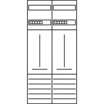 Eaton Electric ZSD-Z27A1332 Zählerfeld, 2-feldrig, vorbereitet, Version Z27A1332