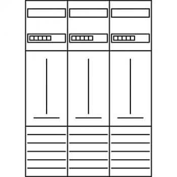 Eaton Electric ZSD-Z37A1333 Zählerfeld, 3-feldrig, vorbereitet, Version Z37A1333