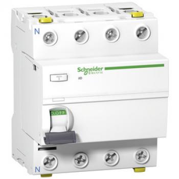 Schneider Electric A9Z21425 Fehlerstrom-Schutzschalter iID, 4P, 25A , 30mA, Typ A