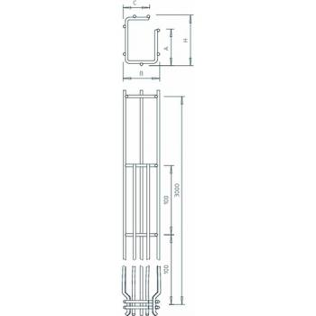 Obo Bettermann G-GRM 125 75 G G-Gitterrinne Magic 125x75x3000, St, G (Menge: 3 m je Bestelleinheit)