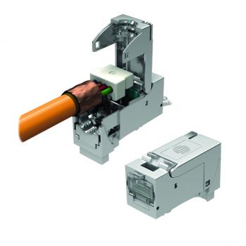 Easylan CKFAKFL1 fixLink® SL RJ45 Keystone Kat.6A ISO/IEC geschirmt AWG27-26 (Menge: 24 Stück je Bestelleinheit)