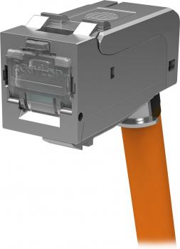 ARDEBO.de - CKWAK007 fixLink® SL RJ45 Keystone geschirmt Kat.6A (ISO/IEC) AWG 24-22 gewinkel