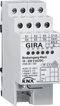 ARDEBO.de - 212600 Binäreing. 6f 10 - 230 V AC/DC KNX REG