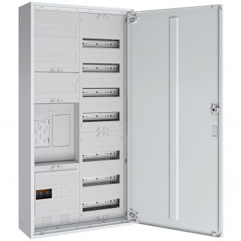 ARDEBO.de - S27EA111 Zählerschrank eHZ 1Z 1R 1V 1APZ, HLAK IP43 SK2, 5-polig, BxHxT: 550x110