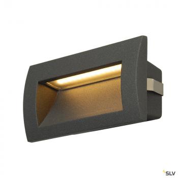 ARDEBO.de - 233625 DOWNUNDER OUT M, Outdoor Wandeinbauleuchte, LED, 3000K, anthrazit