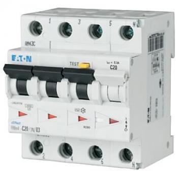 Eaton Electric FRBM4-C25/3N/003-A FI/LS Kombination, 25 A, 30 mA, LS-Charakteristik: C, 3p+N, F