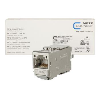 Metz Connect 130B11-Z C6Amodul 180° Jack (12 Stück) (Menge: 12 Stück je Bestelleinheit)