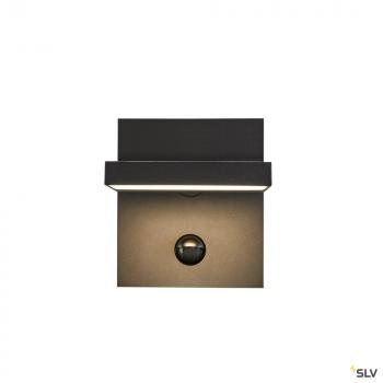 Slv 1002990 ABRIDOR SENSOR, Outdoor LED Wandaufbauleuchte IP55 anthrazit 3000/4000K