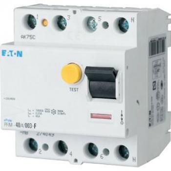 Eaton Electric PFIM-40/4/003-G/F FI-Schalter, 40A, 4p, 30mA, Typ G/F